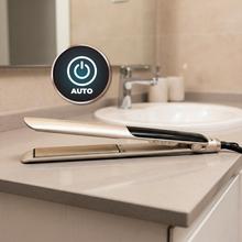 Lisse NanoSilk Essence Champagne: Plancha de Pelo Estrecha con revestimiento NanoSilk, Función HeatMax, 130-230ºC, Bloqueo de Placas, Apagado Automático, Incluye Bolsa de Viaje