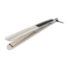 Lisse NanoSilk Essence Champagne: Plancha de Pelo Estrecha con revestimiento NanoSilk, Función HeatMax, 130-230ºC, Bloqueo de Placas, Apagado Automático, Incluye Bolsa de Viaje