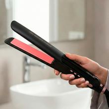 Lisse NanoSilk Essence Black: Plancha de Pelo Estrecha con revestimiento NanoSilk, Función HeatMax, 130-230ºC, Bloqueo de Placas, Apagado Automático, Incluye Bolsa de Viaje