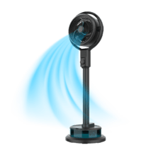 EnergySilence 390 Freshessence Ace Ventilador nebulizador de 1,65 L, 50W, mando, pantalla LED táctil y temporizador