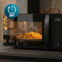 Proclean 5005 black Microondas Digital de 20 litros de capacidad, 5 niveles de potencia, temporizador y tecnología 3D wave.