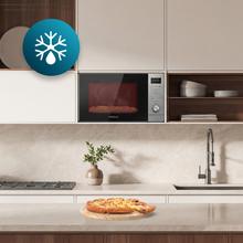 Proclean 5005 silver Microondas Digital de 20 litros de capacidad, 5 niveles de potencia, temporizador y tecnología 3D wave.