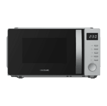 Proclean 5005 silver Microondas Digital de 20 litros de capacidad, 5 niveles de potencia, temporizador y tecnología 3D wave.