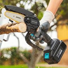 MontanaForce 6400 Hand Sierra de podar 6". Motor sin escobillas, Brushless. Batería 21V. Engrasado a botón. Incluye maletín, cadena extra y set de accesorios.