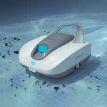 Conga Pooldroid 3000 FloorMaster Robot limpiafondos inalámbrico para piscinas sin pendientes, Apto para superficies de hasta 80 m2 y una profundidad máxima de 2,5 metros. 100 minutos de autonomía. Filtro de alta eficiencia de 100 μm. Capacidad de 2,5 L.