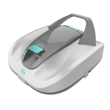 Conga Pooldroid 3000 FloorMaster Robot limpiafondos inalámbrico para piscinas sin pendientes, Apto para superficies de hasta 80 m2 y una profundidad máxima de 2,5 metros. 100 minutos de autonomía. Filtro de alta eficiencia de 100 μm. Capacidad de 2,5 L.