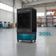 AirIndustry 200000 Climatizador Industrial de 200L con 25000 m³/h, 750W, 3 Velocidades, Uso Sencillo y Ruedas Multidireccionales