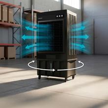 AirIndustry 200000 Climatizador Industrial de 200L con 25000 m³/h, 750W, 3 Velocidades, Uso Sencillo y Ruedas Multidireccionales