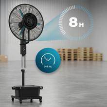 FreshessenceIndustry 260 Control Ventilador nebulizador industrial de 41L, 260W, 26" de diámetro, mando a distancia, 3 velocidades y temporizador
