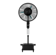 FreshessenceIndustry 260 Control Ventilador nebulizador industrial de 41L, 260W, 26" de diámetro, mando a distancia, 3 velocidades y temporizador