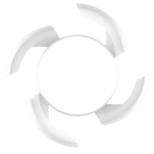 EnergySilence Aero 4500 Puzzle Invisible White Ventilateur de plafond avec pales rétractables, moteur DC de 30 W, diamètre de 42 pouces, éclairage LED, télécommande, minuterie jusqu'à 4 heures et fonction Été/Hiver.