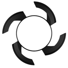 EnergySilence Aero 4500 Puzzle Invisible Black Ventilador de techo con aspas retráctiles, motor DC de 30 W, diámetro de 42", luz LED, mando a distancia, temporizador de hasta 4 horas y función verano/invierno.