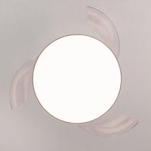 EnergySilence Aero 4222 Invisible Textile Ventilador de Techo de 30W DC con 6 Velocidades, Aspas Retráctiles, Mando a Distancia y Luz LED con 3 Intensidades y diámetro de 42".