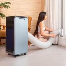ForceClima 7900 SmartTouch Aire acondicionado portátil de 7000 BTU con mando a distancia, control táctil y control por wifi.