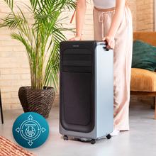ForceClima 9900 SmartTouchAire acondicionado portátil de 9000 BTU con bomba de calor, pantalla táctil, mando a distancia y control por wifi