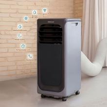 ForceClima 9900 SmartTouchAire acondicionado portátil de 9000 BTU con bomba de calor, pantalla táctil, mando a distancia y control por wifi