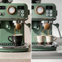 Power Espresso 20 Tradizionale Grind Cafetera express con molinillo integrado. Vaporizador orientable. 20 Bares. Prepara doa cafés a la vez.  Manómetro y sistema PID. Incluye Tamper.