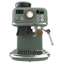 Power Espresso 20 Tradizionale Grind Cafetera express con molinillo integrado. Vaporizador orientable. 20 Bares. Prepara doa cafés a la vez.  Manómetro y sistema PID. Incluye Tamper.