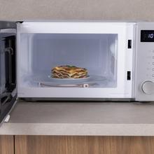 Proclean 5105 silver Microondas Digital con Grill de 20 litros de capacidad, 5 niveles de potencia, temporizador y tecnología 3D wave.