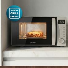 Proclean 5105 silver Microondas Digital con Grill de 20 litros de capacidad, 5 niveles de potencia, temporizador y tecnología 3D wave.