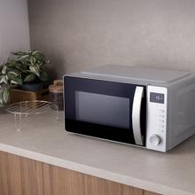 Proclean 5105 silver Microondas Digital con Grill de 20 litros de capacidad, 5 niveles de potencia, temporizador y tecnología 3D wave.