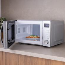 Proclean 5105 silver Microondas Digital con Grill de 20 litros de capacidad, 5 niveles de potencia, temporizador y tecnología 3D wave.