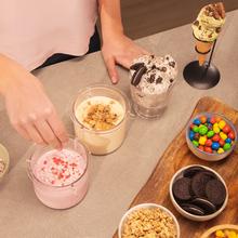 Gelatec 1800 Gelatiera con 10 programmi. Tecnologia CreamOn e pulsanti touch con controllo rotativo. Gelato e bevande ghiacciate in 3 passaggi.