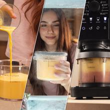 Gelatec 1800 Gelatiera con 10 programmi. Tecnologia CreamOn e pulsanti touch con controllo rotativo. Gelato e bevande ghiacciate in 3 passaggi.