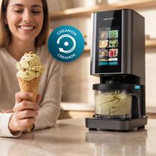 Gelatec 1800 Touch Heladera con 9 programas y 2 funciones especiales. Tecnología CreamOn y pantalla TFT. Helados y bebidas heladas en 3 pasos.