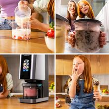 Gelatec 1800 Touch Heladera con 9 programas y 2 funciones especiales. Tecnología CreamOn y pantalla TFT. Helados y bebidas heladas en 3 pasos.