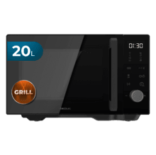 Proclean Flatbed Inverter Pro Black Microondas inverter sin plato de 20 litros de capacidad.