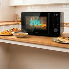 Proclean Flatbed Inverter Pro Silver Microondas inverter sin plato de 20 litros de capacidad.