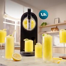 Twist&Ice CreamMáquina de granizados y helados de 1.5 L con control táctil, 9 modos, refrigeración adaptable y diseño ergonómico con boquilla sin goteo.