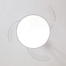 EnergySilence Aero 2440 Invisible Pure White Ventilador de techo con 3 aspas retráctiles, con motor DC de 30 W, iluminación LED, temporizador hasta 6 horas, función winter-summer, 6 velocidades, mando a distancia.