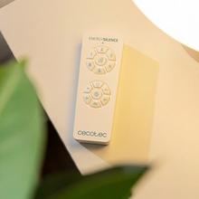 EnergySilence Aero 2440 Invisible Pure Black Ventilador de techo con 3 aspas retráctiles, con motor DC de 30 W, iluminación LED, temporizador hasta 6 horas, función winter-summer, 6 velocidades, mando a distancia.