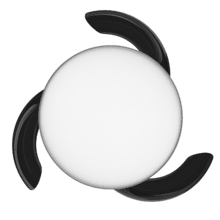 EnergySilence Aero 2440 Invisible Pure Steel Ventilador de techo con 3 aspas retráctiles, con motor DC de 30 W, iluminación LED, temporizador hasta 6 horas, función winter-summer, 6 velocidades, mando a distancia.