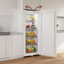 Bolero Cool Market UF 163 Dual White E Congélateur vertical 1 porte convertible Bolero CoolMarket UF 163 Dual White E de Cecotec (Frigo/Congélateur), 168 L, Total NoFrost, Multi Air Flow, profondeur 54 cm, contrôle électronique tactile, Huge Box, porte réversible, éclairage Soft LED et alarme de porte