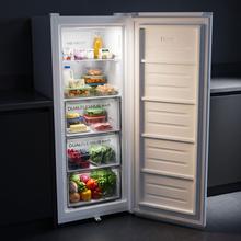 Bolero Cool Market UF 163 Dual White E Congélateur vertical 1 porte convertible Bolero CoolMarket UF 163 Dual White E de Cecotec (Frigo/Congélateur), 168 L, Total NoFrost, Multi Air Flow, profondeur 54 cm, contrôle électronique tactile, Huge Box, porte réversible, éclairage Soft LED et alarme de porte