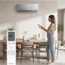AirClima 9000 WindFlow Condizionatore split da 9000 BTU con pompa di calore, telecomado a distanza e display LED.