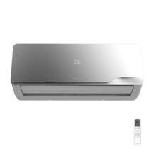 AirClima 9000 WindFlow Condizionatore split da 9000 BTU con pompa di calore, telecomado a distanza e display LED.