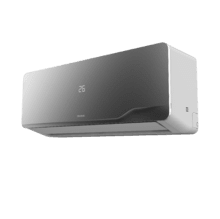 AirClima 9000 WindFlow Condizionatore split da 9000 BTU con pompa di calore, telecomado a distanza e display LED.