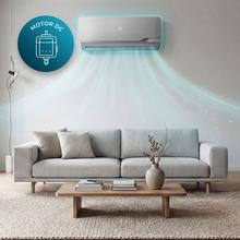 AirClima 9000 WindFlow Condizionatore split da 9000 BTU con pompa di calore, telecomado a distanza e display LED.