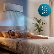 AirClima 9000 WindFlow Condizionatore split da 9000 BTU con pompa di calore, telecomado a distanza e display LED.