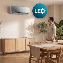 AirClima 12000 Wind Connected Condizionatore split da 12000 BTU con pompa di calore, telecomando, display LED e Wi-Fi.