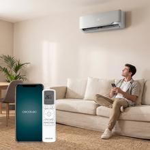 AirClima 12000 Wind Connected Aire acondicionado split de 12000 BTU con bomba de calor, mando a distancia, pantalla LED y WIFI.