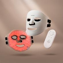 FaceCare LÜM Maschera LED per il viso con 9 colori e funzioni, infrarossi, 360 punti luce e silicone medico