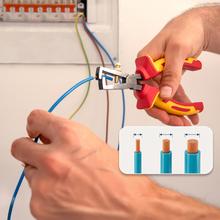 HardGyro 12 SafeVolt Magnetic Set de destornilladores VDE aislados para uso en electricidad, en estuche, con pelacables, buscapolos, magnetizador y cinta aislante.