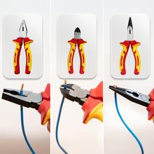 HardGyro 12 SafeVolt Magnetic Set de destornilladores VDE aislados para uso en electricidad, en estuche, con pelacables, buscapolos, magnetizador y cinta aislante.