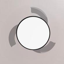 EnergySilence Aero 300 Air Invisible Black Ventilador de techo con 3 aspas retráctiles, con motor DC de 30 W, iluminación LED, temporizador hasta 4 horas, función winter-summer, 6 velocidades, mando a distancia.