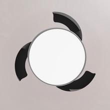 EnergySilence Aero 300 Air Invisible Silver Ventilador de techo con 3 aspas retráctiles, con motor DC de 30 W, iluminación LED, temporizador hasta 4 horas, función winter-summer, 6 velocidades, mando a distancia.